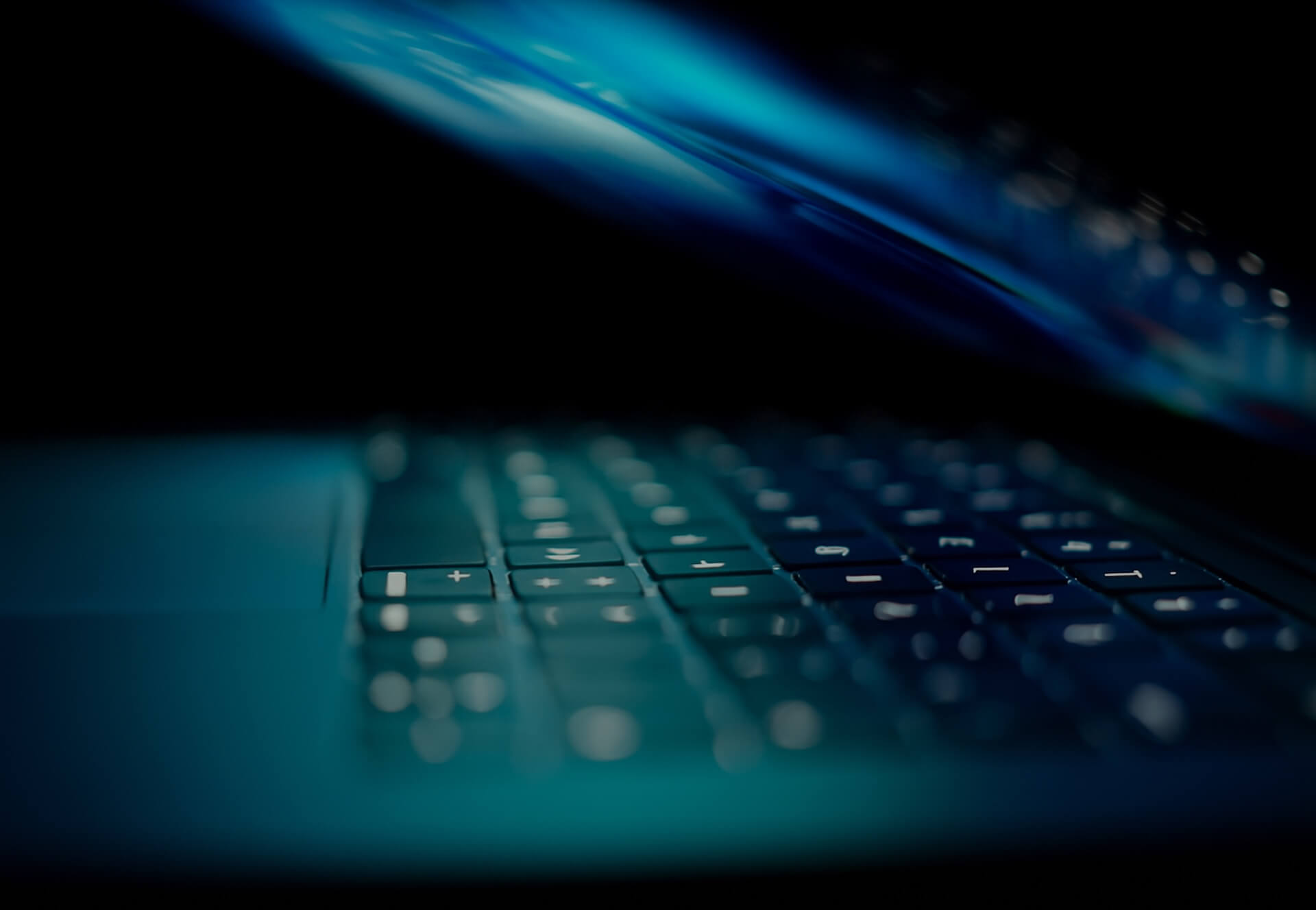 laptop partially open